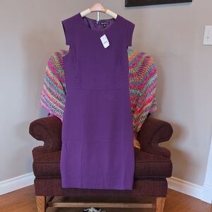 J. Crew Mercantile Rich Purple Midi Dress NWT